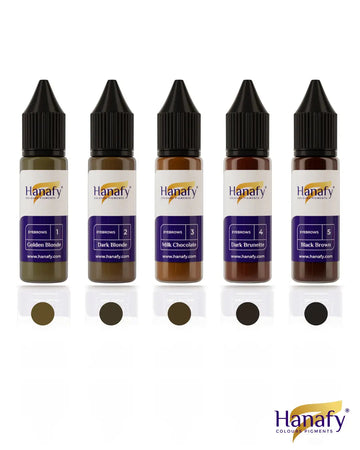Organic Hybrid Eyebrow Pigment Set (15 mL)