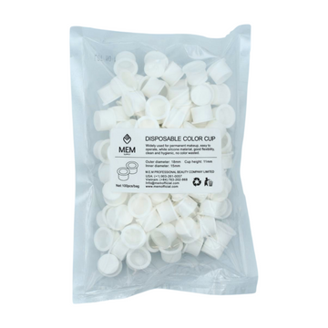 Disposable Silicone Color Cups – PMU & Tattoo Ink Holders (100pcs)