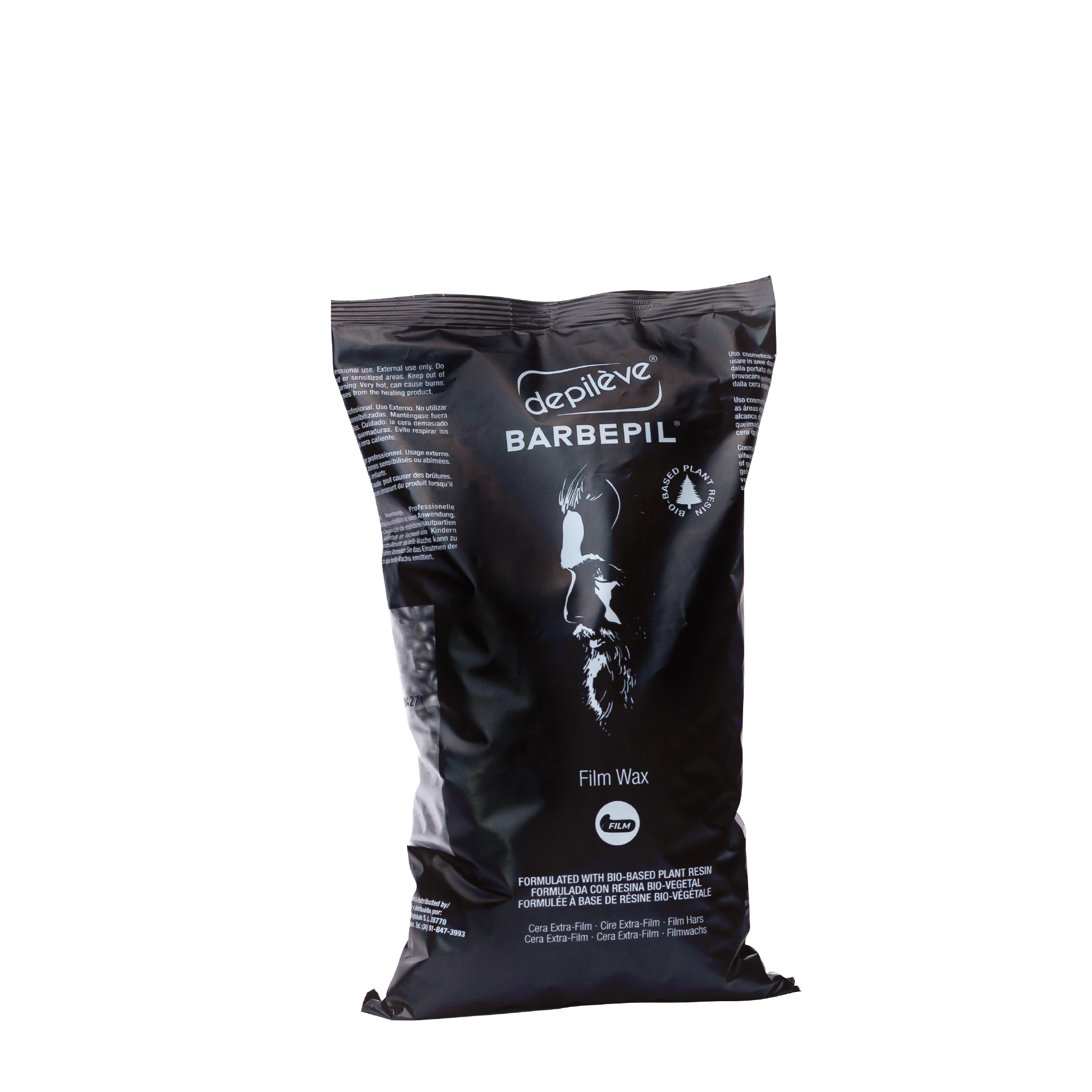BARBEPIL Film Wax Beads - Bio-Based Beard & Facial Hair Removal