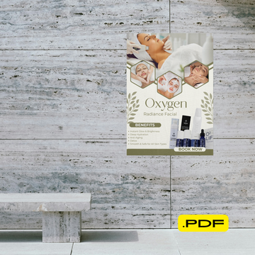 Oxygen Radiance Facial Poster — Digital Download